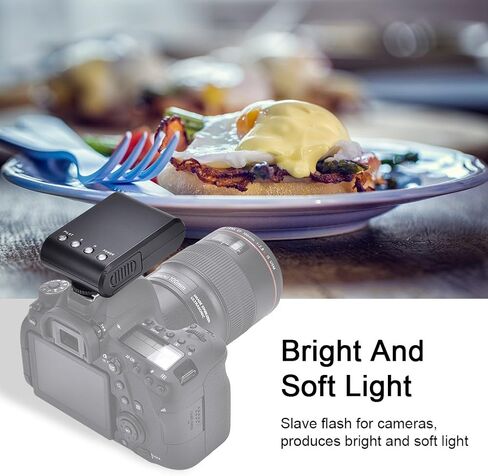 Mini Flashlight, Portable Digital On-Camera Flash Speedlite, Hot Shoe Mount Flashlight for DSLR Cameras in Saudi Arabia