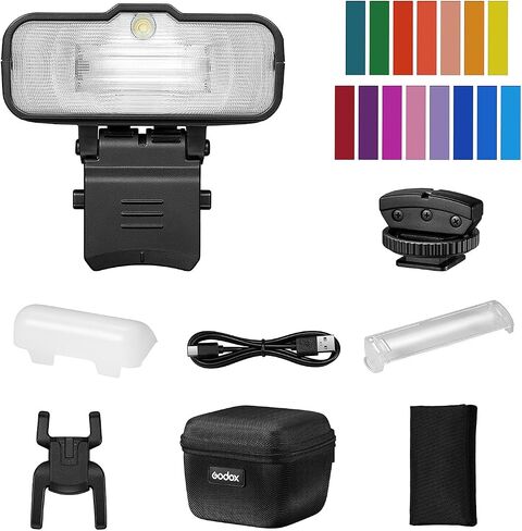 GODOX Godox MF12 Macro Flash 2.4G Wireless Transmission Control Guide Number 16 TTL M Mode with Colorful Filter Cold Shoe for Plants Insects Food Jewelry Macro Photography in Saudi Arabia