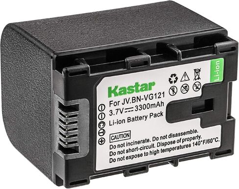 Kastar BN-VG121 Rechargeable Battery Pack Replacement for JVC GZ-E GZ-EX GZ-GX GZ-HD GZ-HM GZ-MS GZ-MG GZ-G Series Camcorder and BN-VG138 BN-VG121 BN-VG121U BN-VG121US BN-VG114 BN-VG107 Battery in Saudi Arabia