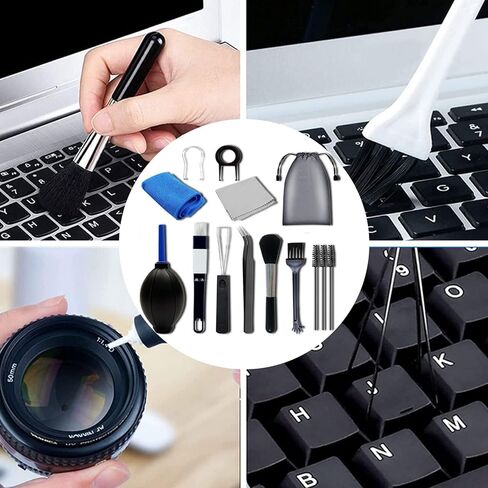 Shakven Keyboard Cleaner Kit,Keyboard Cleaning with Screen Cleaning Cloths | Laptop Cleaning Kit, Keyboard Cleaning with Screen Cleaning Cloths for Camera Mobile Phone PC Laptop in Saudi Arabia