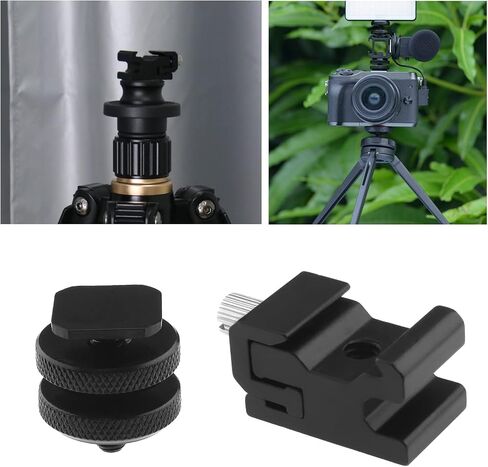8PCS 1/4 Inch Hot Shoe Mount and Hot Shoe Flash Stand Adapter Set for DSLR Camera Rig Camera Hot Shoe Mount Adapter Flash Speedlight Shoe Mounts for Tripod in Saudi Arabia