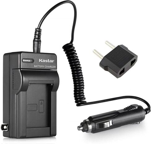 Kastar Battery Charger with Car and EU Adapter Replacement for Canon FS300 FS400 HF G10 HF G20 VIXIA HF S200 VIXIA HG30 XA10 HD Camcorder and Canon BP-808 BP-809 BP-819 BP-820 BP-827 BP-828 Battery in Kuwait