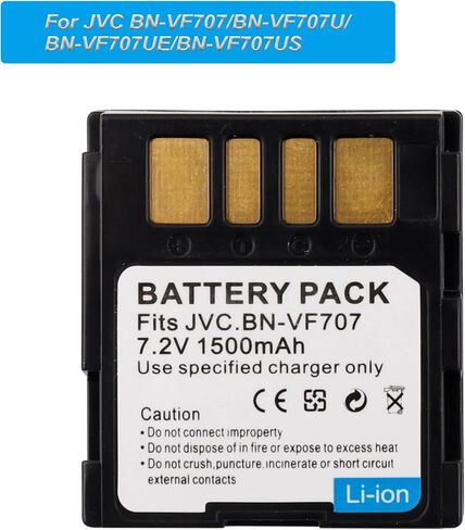 E-YIIVIIL Replacement Battery Compatible with JVC BN-VF707 BN-VF707U BN-VF707UE BN-VF707US in Kuwait