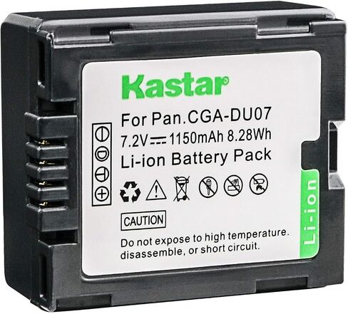 Kastar 1-Pack Battery Replacement for Panasonic PV-GS29, PV-GS31, PV-GS33, PV-GS34, PV-GS35, PV-GS36, PV-GS39, PV-GS50, PV-GS55, PV-GS59, PV-GS65, PV-GS70, PV-GS75, PV-GS80, PV-GS83, PV-GS85 in Saudi Arabia