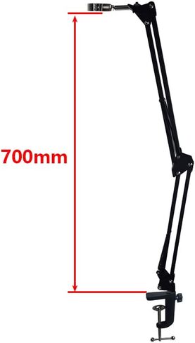 Microscope Articulated Arm Stand Gooseneck Light Set, Dual Gooseneck Spot Light C Mount Lens Holder 26mm-52mm Adjustable Clamp, HDMI USB Camera Lens Electronic Soldering Repairing Stand (Spotlight) in Saudi Arabia