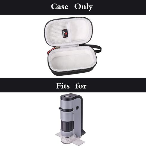 Mchoi Hard Carrying Case Suitable for Carson MicroFlip 100x-250x LED and UV Lighted Pocket Microscope(MP-250 or MP-250MU), Shockproof Lab Handheld Digital Microscopes Travel Protective Case, Case Only in Saudi Arabia