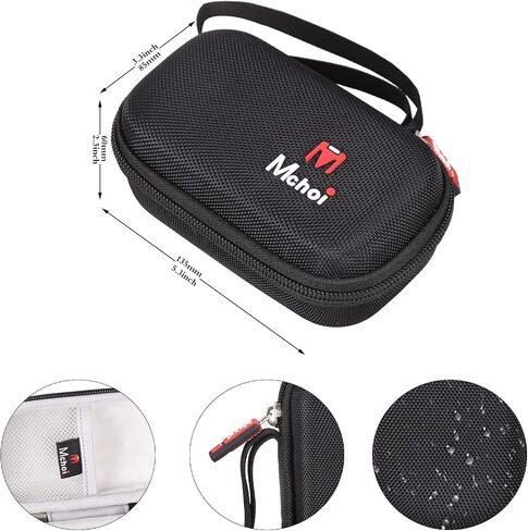 Mchoi Hard Carrying Case Suitable for Carson MicroFlip 100x-250x LED and UV Lighted Pocket Microscope(MP-250 or MP-250MU), Shockproof Lab Handheld Digital Microscopes Travel Protective Case, Case Only in Saudi Arabia