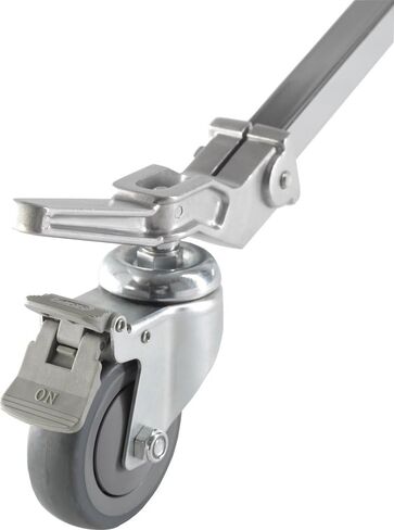 Kupo Master High Cine Stand with Triple Function Universal Head, Heavy Duty Steel Construction, Leveling Leg, Extended Height up to 14.6', High Load Support up to 88.2lbs, Silver (KS500412) in Kuwait