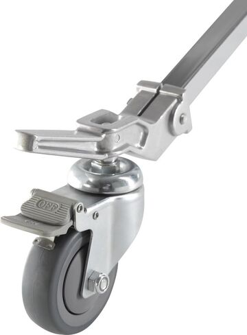 Kupo Master High Cine Stand with Triple Function Universal Head, Heavy Duty Steel Construction, Leveling Leg, Extended Height up to 14.6', High Load Support up to 88.2lbs, Silver (KS500412) in Kuwait