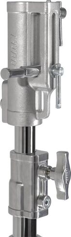 Kupo Master High Cine Stand with Triple Function Universal Head, Heavy Duty Steel Construction, Leveling Leg, Extended Height up to 14.6', High Load Support up to 88.2lbs, Silver (KS500412) in Kuwait