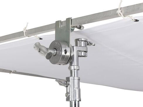 Kupo Master High Cine Stand with Triple Function Universal Head, Heavy Duty Steel Construction, Leveling Leg, Extended Height up to 14.6', High Load Support up to 88.2lbs, Silver (KS500412) in Kuwait