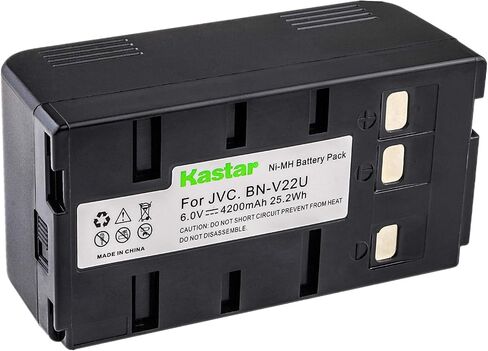 Kastar 4200mA 6V Ni-MH Battery Replacement for Panasonic PV-L501 PV-L552 PV-L557 PV-L606 PV-L657 PV-L757 PV-L857 PV-S332 PV-S372 PV-S43 PV-S53 PV-S62 PV-S63 PV-S630 PV-S64 PV-S72 PV-S770A Video Camera in Kuwait