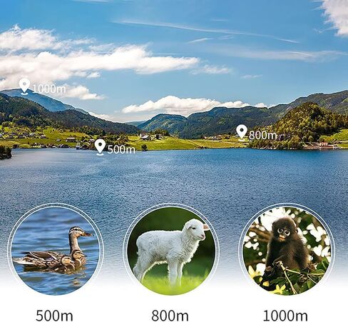 10×42 Monocular Telescope, Adult High-Definition High-Magnification Monoculars BAK4 Prism Waterproof Anti-Fog Monoculars with Hand Strap Mobile Phone Holder Tripod for Bird Watching Hiking in Kuwait