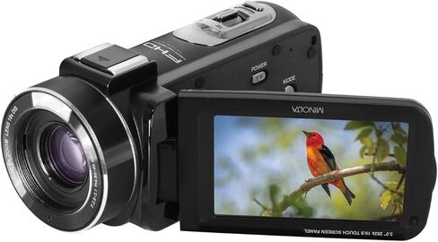 Minolta MN100HDZ 1080p Full HD / 24 MP Night Vision Camcorder with 10x Optical Zoom in Kuwait