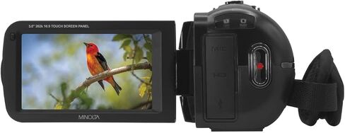 Minolta MN100HDZ 1080p Full HD / 24 MP Night Vision Camcorder with 10x Optical Zoom in Kuwait