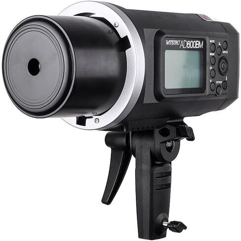 Godox AD600BM Godox Flash Bowens Mount 600W GN87 1/8000 HSS فلاش خارجي مع بطارية 8700 مللي أمبير في الساعة، وقت إعادة التدوير 0.01 ~ 2.5 ثانية، 500 ومضة طاقة كاملة، نظام X لاسلكي 2.4 جيجا، مصباح تشكيل 10 وات + 5 مرشحات ألوان in Saudi Arabia