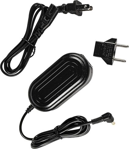 HQRP AC Adapter Power Supply Compatible with Panasonic PV-DV203PN / PV-DV203PX / PV-DV400 / PV-DV400D / PV-DV402 / PV-DV402D Camcorder Plus Euro Plug Adapter in Saudi Arabia