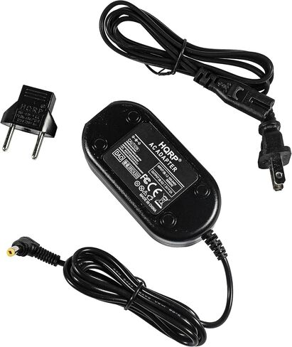 HQRP AC Adapter Power Supply Compatible with Panasonic PV-DV203PN / PV-DV203PX / PV-DV400 / PV-DV400D / PV-DV402 / PV-DV402D Camcorder Plus Euro Plug Adapter in Saudi Arabia