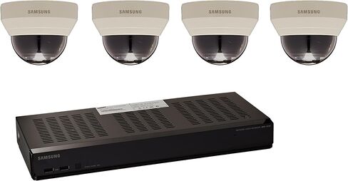 4CH NVR and 4 Network Cameras KIT,SRN-473S-1TB X 1, SND-L6013R X 4, 60FT CAT5 NE in Saudi Arabia