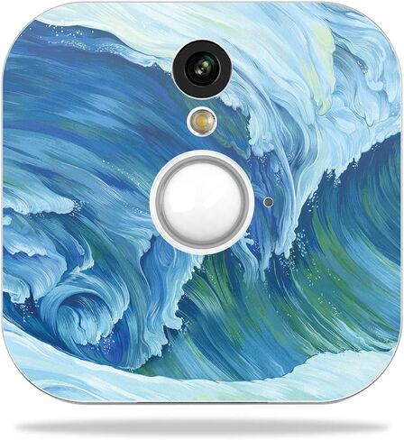 MightySkins Skin Compatible with Blink Home Security Camera - Perfect Wave | Protective, Durable, and Unique Vinyl Decal wrap Cover | Easy to Apply, Remove, and Change Styles | Made in The USA in Saudi Arabia