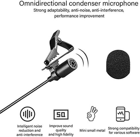 BOYA 2.4G Wireless Lavalier Microphone System, WM4 PRO-K2 Lapel Clip-on Mini Wireless Mic Compatible with Canon Nikon Sony DSLR Camera iOS Android Smartphone Audio Recorder YouTube Facebook Vlogging in Saudi Arabia