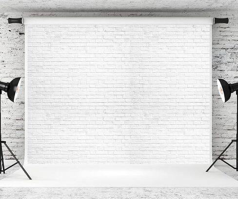 Kate 6.5×6.5ft Brick Wall Photography Backdrop Light Brick Photo Background Photo Studio Props for Photographer Pictures Videos in Kuwait