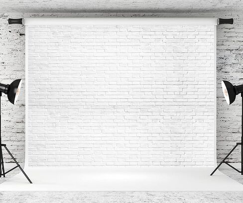 Kate 6.5×6.5ft Brick Wall Photography Backdrop Light Brick Photo Background Photo Studio Props for Photographer Pictures Videos in Kuwait