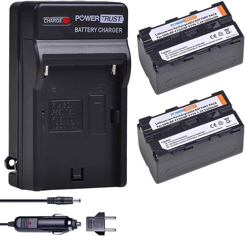 PowerTrust NP-F750 NP-F770 Battery for Sony F750 F770 NP-F730 NP-F960 NP-F970 NP-F550 CD-SC5 CCD-TRV80PK DCR-TRV820 CCD-SC55 Batteries in Saudi Arabia