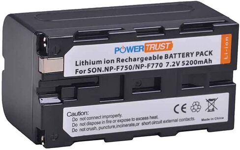 PowerTrust NP-F750 NP-F770 Battery for Sony F750 F770 NP-F730 NP-F960 NP-F970 NP-F550 CD-SC5 CCD-TRV80PK DCR-TRV820 CCD-SC55 Batteries in Saudi Arabia