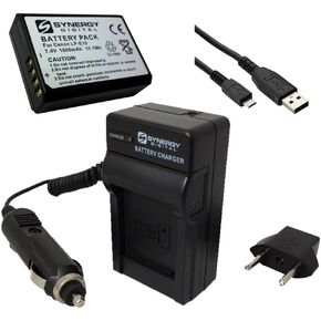 Synergy Digital Accessory Kit, Compatible with Canon EOS Rebel T100 Digital Camera Includes: SDLPE10 Battery, SDM-1539 Charger, USBM USB Cable in Saudi Arabia