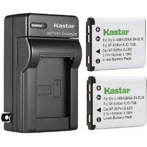 Kastar Li-42B AC Wall Battery Charger - Replacement for Olympus Stylus 550WP, 700, 710, 720SW, 725SW, 730, 740, 750, 760, 770SW in Kuwait