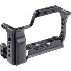 Hersmay EOS M50 Mark II Camera Cage for Canon EOS M50II M50 M5 Mirrorless Vlogging Camera Kit with Cold Shoe,Handle Locating Holes,Multiple 1/4" 3/8" Screw Holes in Kuwait