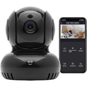 Geeni Sentinel 1080p Wireless Indoor Surveillance Camera with Auto Tracking Alerts, Motion Zones, Pan/Tilt/Zoom, 2-Way Talk, Night Vision, Compatible with Alexa and Google Home, (White)