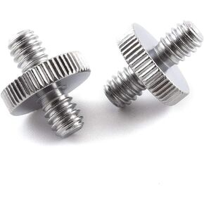 1/4 بوصة - 20 ذكر إلى 1/4 بوصة - 20 ذكر برغي كاميرا ثلاثي مهايئ ، حزمة SDTC Tech 2 حزمة من موصل محول الكاميرا لتركيب سريع الإصدار in Kuwait