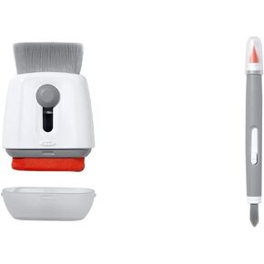OXO Good Grips Electronics Cleaning Brush,Orange,One Size & Good Grips Sweep & Swipe Laptop Cleaner, White, One Size in Kuwait