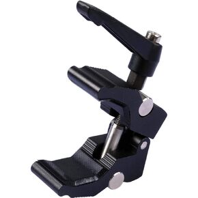 iShoot Improved Versatile All-Metal Crab Clamp Magic Hand Pliers with 1/4" & 3/8" Screw Hole, Used for Photography Camera Tripod Studio Flash Light Stand Boom Round Tube Circular Pipe of DIA-10-40mm in Kuwait