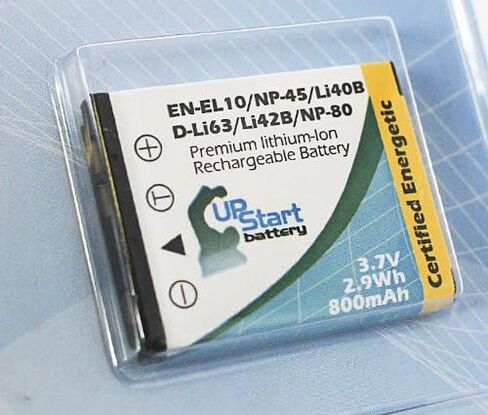 Replacement for Fujifilm FinePix Z30 Battery and Charger with Car Plug and EU Adapter - Compatible with Fujifilm NP-45 NP-45A Digital Camera Batteries and Chargers (800mAh 3.7V Lithium-Ion) in Saudi Arabia