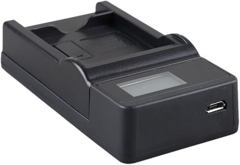 LCD Micro USB Battery Charger for Canon ZR40, ZR45MC, ZR50MC, ZR60, ZR65MC MiniDV Camcorder in Kuwait