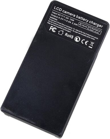 LCD Micro USB Battery Charger for Canon ZR40, ZR45MC, ZR50MC, ZR60, ZR65MC MiniDV Camcorder in Kuwait