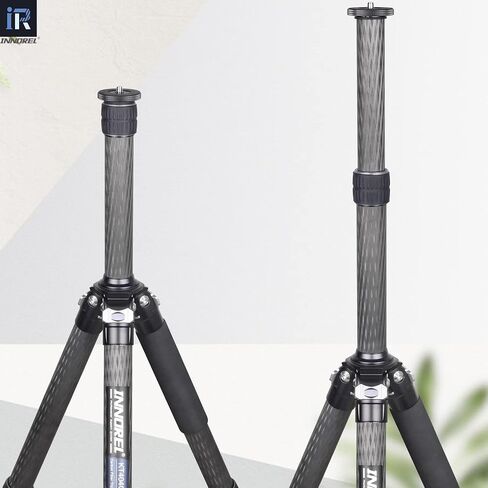INNOREL ER402C Universal Carbon Fiber Tripod Center Column Extension Pole Extender - Two-Section Mid-Column Extension Rod Pole for Monopod DSLR Camera 40mm Big Tube in Saudi Arabia