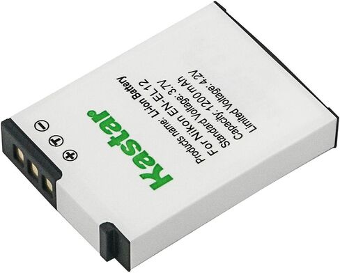 Kastar AC Wall Battery Charger Replacement for Nikon EN-EL12 ENEL12 Battery, Nikon MH-65 MH-65P Charger, Nikon Coolpix S9600, Coolpix S9700, Coolpix S9 Camera in Saudi Arabia