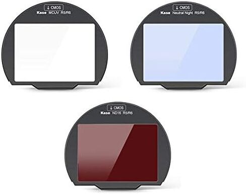 Kase Clip-in 3 Filter Kit, Neutral Night, UV, ND16 4 Stop Dedicated for Canon EOS R5 R6 R3 R6 Mark II Cameras in Saudi Arabia