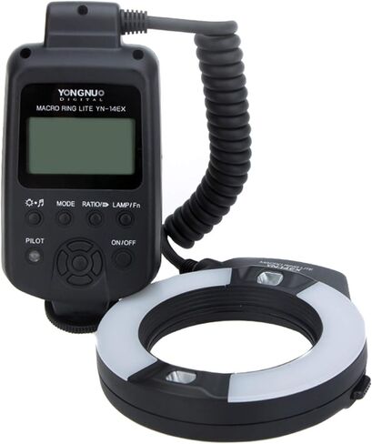 يونغنو مصباح فلاش واي ان 14Ex Ttl ماكرو رينج لايت لكاميرا كانون Eos Dlsr D907-Lf6 in Saudi Arabia