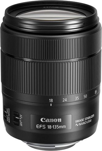 كاميرا Canon EOS 90D DSLR مع عدسة EF-S مقاس 18-135 مم f/3.5-5.6 هي عدسة تكبير USM + عدسة STM مقاس 55-250 مم f/4-5.6 + بطاقات ذاكرة سعة 64 جيجابايت، حزمة صور احترافية (حزمة 42 قطعة) in Saudi Arabia