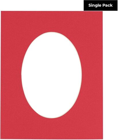 8x11 Mat Bevel Cut for 6x9 Photos - Precut Aquamarine Blue Oval Shaped Photo Mat Board Opening - Acid Free Matte to Protect Your Pictures - Bevel Cut for Family Photos, Pack of 1 Matboard in Kuwait