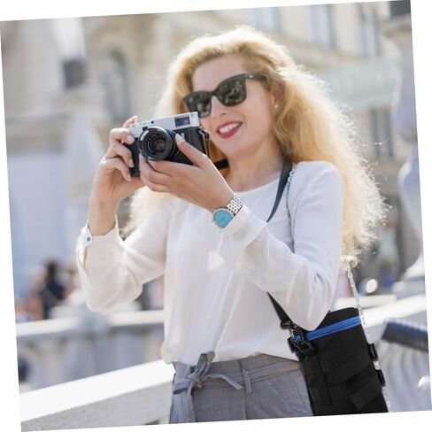 SOLUSTRE 1pc Lens Bag Camera Lens Pouch Slr Camera Lenses Camera Lens Bag Water Resistant Lens Case Polyester Pouch for Camera Lens Bag for Dslr Camera Lens Photography Bag Bag in Kuwait