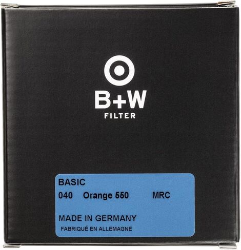 B+W 49mm Basic Black & White (Orange) MRC 040M Glass Filter in Saudi Arabia