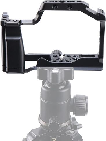 Hersmay EOS M50 Mark II Camera Cage for Canon EOS M50II M50 M5 Mirrorless Vlogging Camera Kit with Cold Shoe,Handle Locating Holes,Multiple 1/4" 3/8" Screw Holes in Kuwait