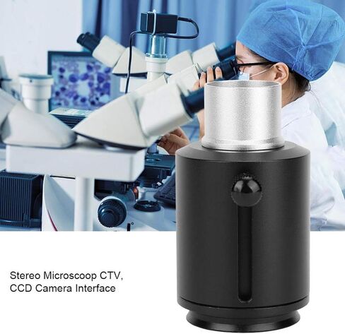Aluminum Alloy, Microscope Adapter, Stereo Microscope Mount Lens, CTV Interface, Microscope Accessories(23.2mm) in Saudi Arabia