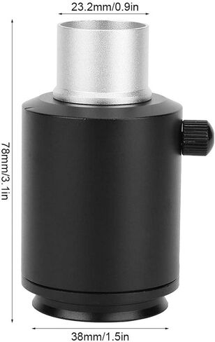 Aluminum Alloy, Microscope Adapter, Stereo Microscope Mount Lens, CTV Interface, Microscope Accessories(23.2mm) in Saudi Arabia